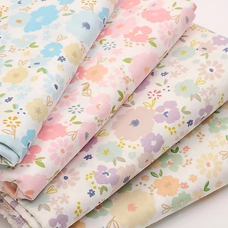 (มาใหม่) ผ้าฝ้ายกว้าง 60 '', ญาติผ้าฝ้าย เสนอราคา 60 '', ดอกไม้ออกแบบเสื้อผ้าชุดผ้าปูที่นอนผ้า