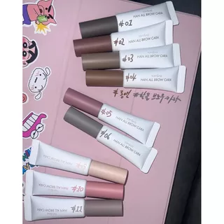 ของแท้>>ส่งด่วน rom&nd Han All Brow Cara มาสคาร่าปัดคิ้ว