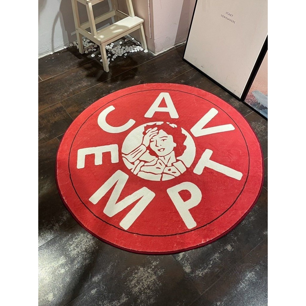Cavempt CE Spoof Cyberpunk Home Studio ห้องนั่งเล่นห้องนอนพรม ins สไตล์