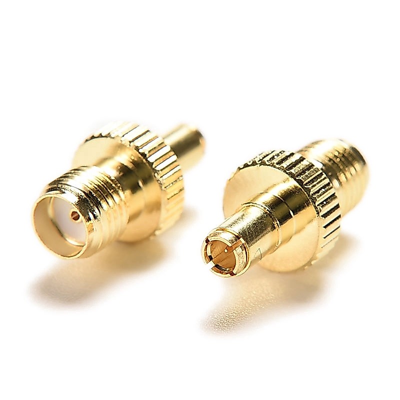 1pc Converter TS9 ชายปลั๊ก SMA หญิงแจ็ค Rf ตรงทอง E8372 E5573 E5577