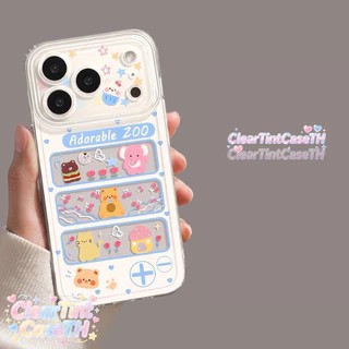 ดีไซน์สัตว์การ์ตูนน่ารัก เหมาะสำหรับ Redmi 9 10 12 15 13 14 10C 9C 12C 13C 14C 15C A1 A5 Note 9 10 11 12 13 14 Pro POCO
