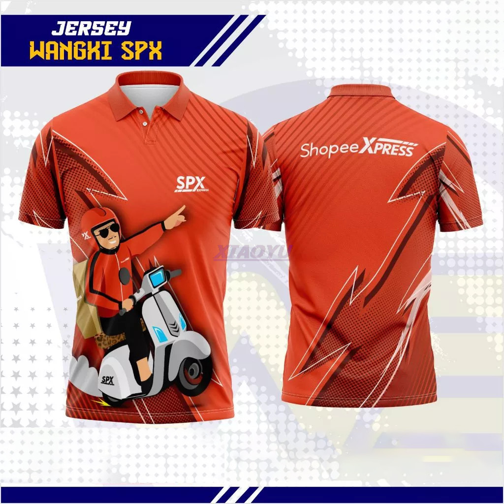 พาลามา!! |SPX Express Full Print Cool J&T Package Delivery Drivers Clothing