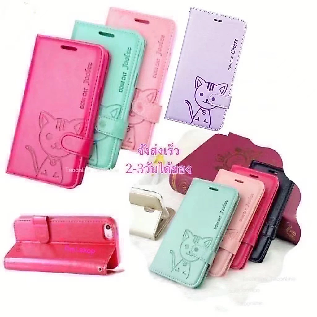 เคส ฝาพับ Domicat มีแม่เหล็ก ล็อคได้ สำหรับ Redmi15 15C Note15 15Pro 15Proplus POCO M8 M8Pro C85 มีช่องเสียบบัตร