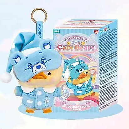 【Check card】1983 Upsetduck v5 BE RAINBOW DUCK พวงกุญแจตุ๊กตาหน้าไวนิล blindbox