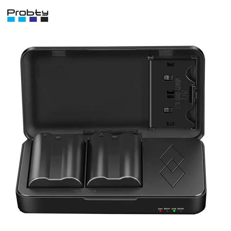 2800mAh EN-EL15C EN-EL15 แบตเตอรี่ w แบตเตอรี่ Charger Caser สําหรับ Nikon Z5,Z6,Z6 II,Z7,Z7II D600 