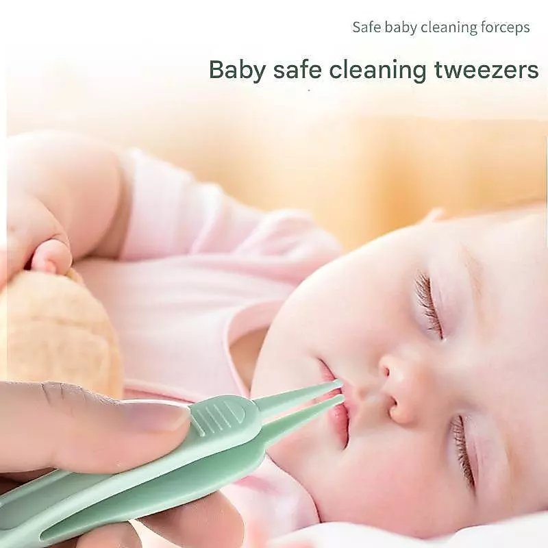 คลิปทําความสะอาดจมูกเด็กแหนบหู Naval ทําความสะอาดเด็กทารกขุด Booger Safety Care หัวกลม Clamp Forceps จมูกเด็กทารก Nostril ทารกแรกเกิด Body Care พลาสติกสําหรับ Ea