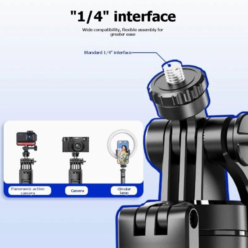 Telescopic Selfie Stick เสาบลูทูธ 6 ส่วนพร้อมไฟเติม Anti Shake thumbnail 5