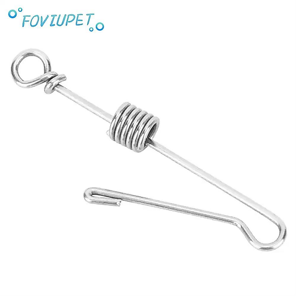 FOVIUPET APPEA โซ่เท้านกแก้ว, อุปกรณ์เสริมโซ่ฝึกนกที่ปลอดภัย, สแตนเลสออกไปบินการฝึกอบรมแหวนป้องกันความผิดพลาดกลางแจ้ง