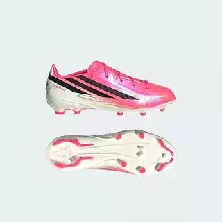 adidas Football F50 Hyperfast League Firm Ground Football Boots Kids Unisex Pink HQ5161