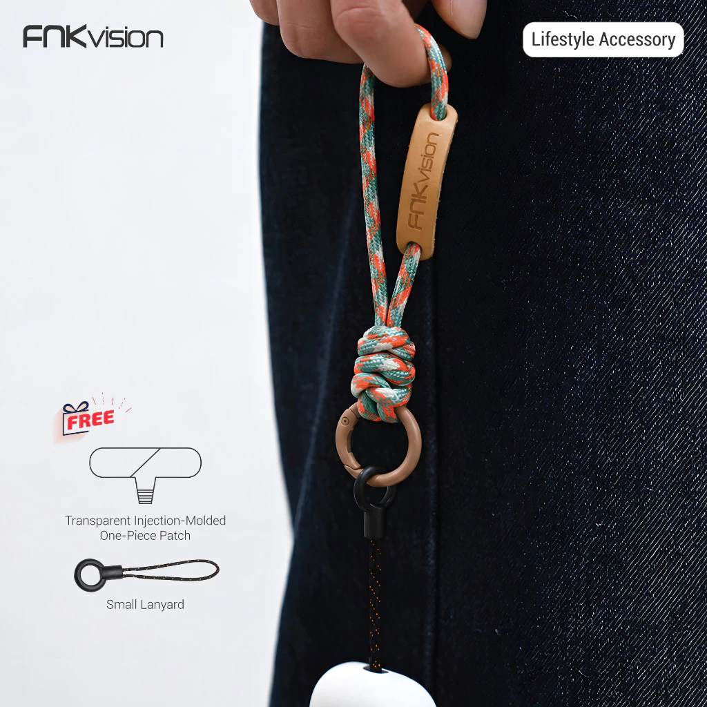 FNKvision Utility Strap สายคล้องมือถือสั้น เชือกพาราคอร์ดถัก พวงกุญแจ กระเป๋า กล้อง น้ำหนักเบา มีหลายสีให้เลือก