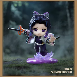 P POPMART Demon Slayer Combat Series Figure-Made Mystery Box ของขวัญตกแต่ง