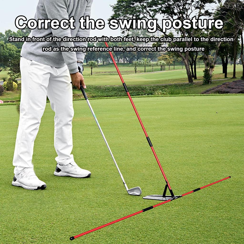FzcSpeed Golf Plane Swing Practice Corrector: Swing Training, ปรับมุม, แก้ไขท่าทาง