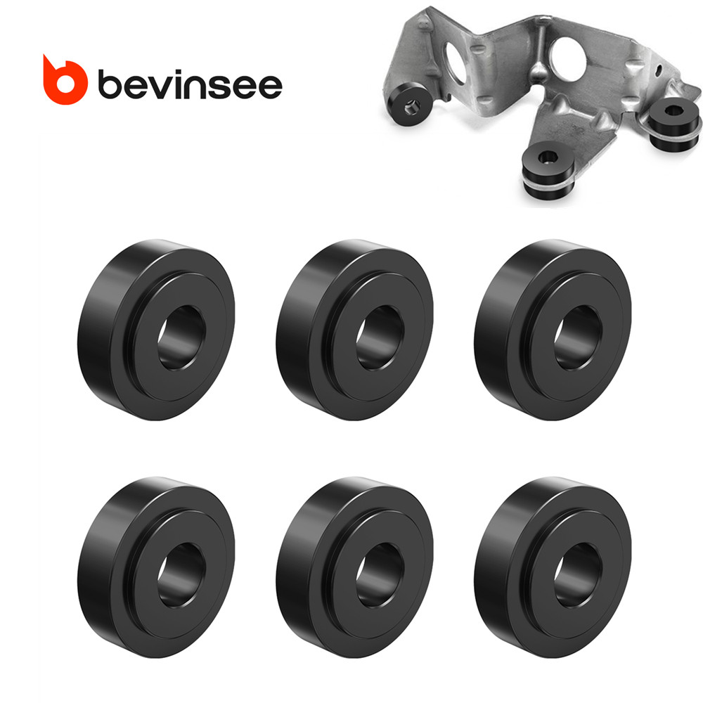 BEVINSEE Shifter Bracket Bushings สําหรับ VW 02A 02J 02M 02Q เกียร์สําหรับกอล์ฟ MK5 MK6 สําหรับ Pass