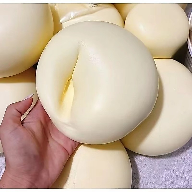 Squishy ขนมปังลูกบอลความเครียด Fidget ของเล่น Soft Bun Squeeze Ball ความเครียดบรรเทาช้า Rising Sensory ของเล่นสําหรับผู้ใหญ่ของขวัญผ่อนคลาย