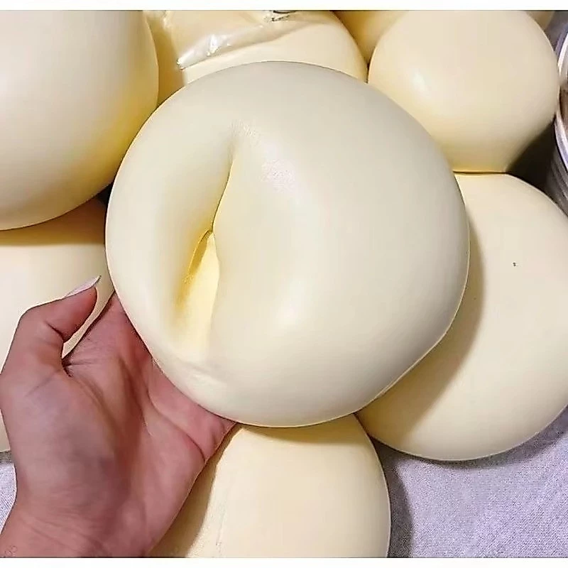 Squishy ขนมปังลูกบอลความเครียด Fidget ของเล่น Soft Bun Squeeze Ball ความเครียดบรรเทาช้า Rising Sensory ของเล่นสําหรับผู้ใหญ่ของขวัญผ่อนคลาย