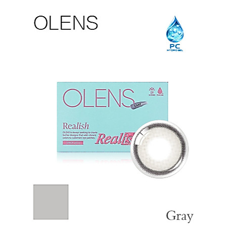 OLENS Realish Grey 2P คอนแทคเลนส์ 1 เดือน