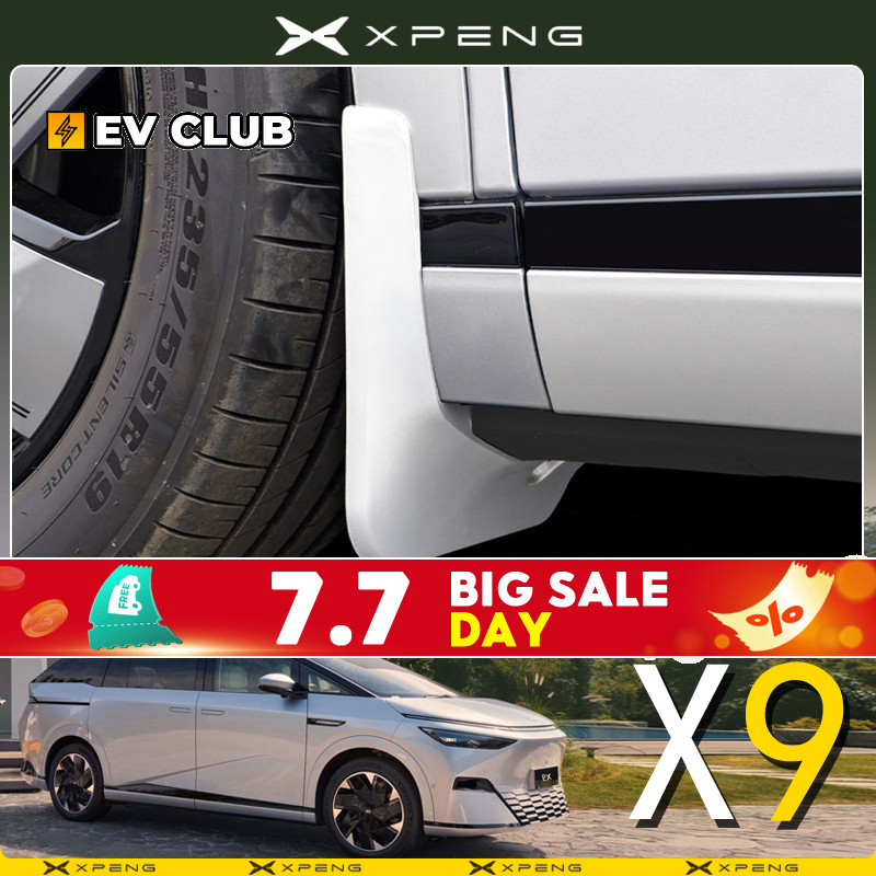 2024/2025/2026 xpeng X9 EV/xiaopeng accessory MVP Dedicated Mudguard 4S Store โรงงานเดิมรุ่นรถสีด้านหน้าด้านหลังล้อรถอุปกรณ์เสริมการปรับเปลี่ยน Handy เครื่องมือ