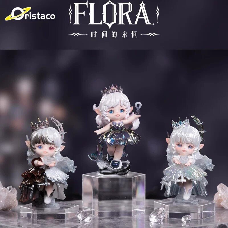 FLORA [ของแท้] Time Eternal Series Mystery Box อินเทรนด์เล่นตุ๊กตาเดสก์ท็อปตกแต่งรูปตุ๊กตาของขวัญสาว