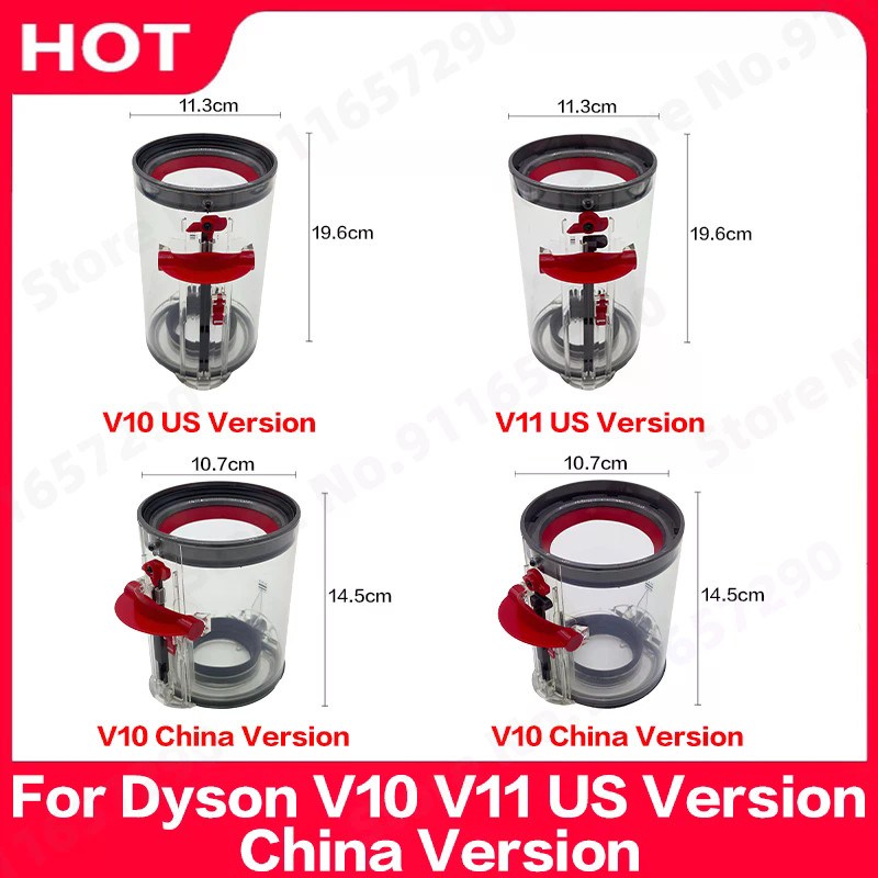 สําหรับ Dyson V10 V11 เครื่องดูดฝุ่นไร้สายแบบมือถือ Accessory Edition อะไหล่ถ้วยฝุ่น