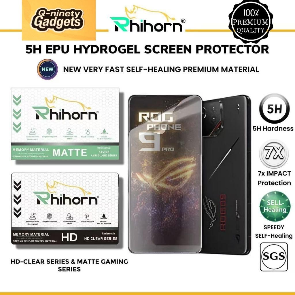 Rhihorn Self-Healing Screen Protector สําหรับ ASUS Rogphone 9 Pro 8 Pro 7U 7 Pro 6 Pro 5U 5 Pro Hydr
