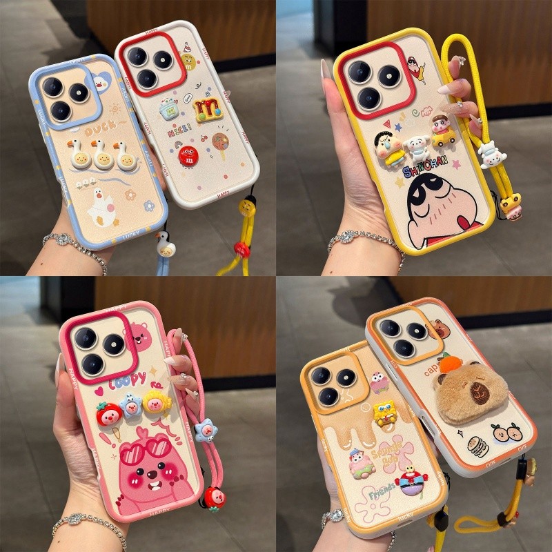 เคส realme c63 c61 เคส realme narzo n63 เคส TPU ซิลิโคนทนต่อการตกเคสโทรศัพท์ tykp