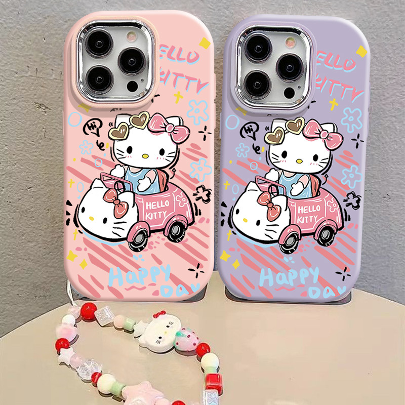 น่ารักกันชนรถ KT แมวสําหรับ Samsung A02 A03 A04E A03S A02S A04 A05 A05S A10 A10S M01S A11 A12 M12 F1