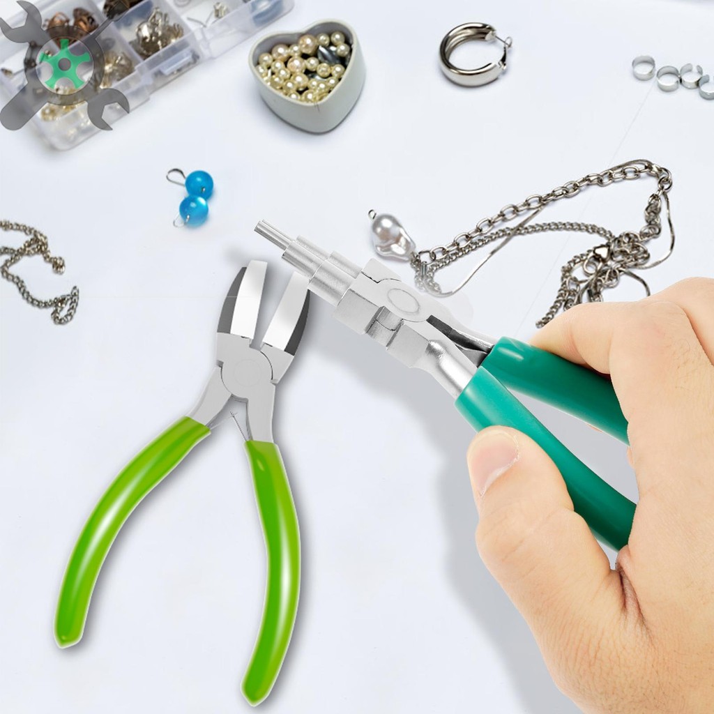 2 ชิ้น Bail ทําคีมเหล็กคาร์บอนเครื่องประดับทําเครื่องมือใช้งานง่ายเครื่องประดับคีมสําหรับสร้อยคอ SHO