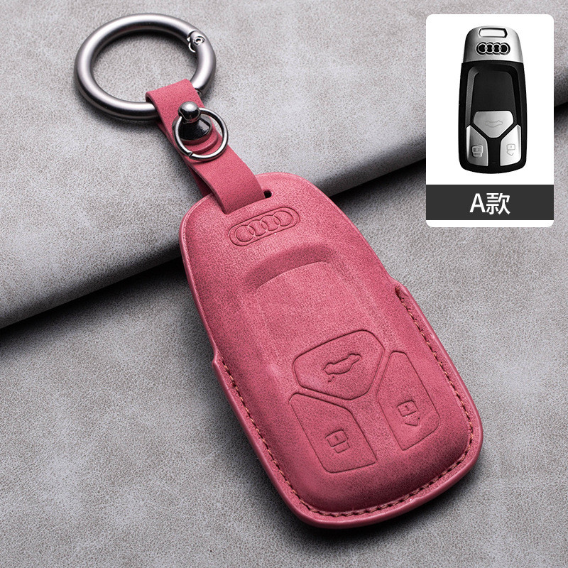 เหมาะสําหรับ Audi q4etron ฝาครอบกุญแจ 24 a6l/q7/a3/a8/a4l/q5l/a7/R8/RS/S4/S5 ฝาครอบกุญแจรถ