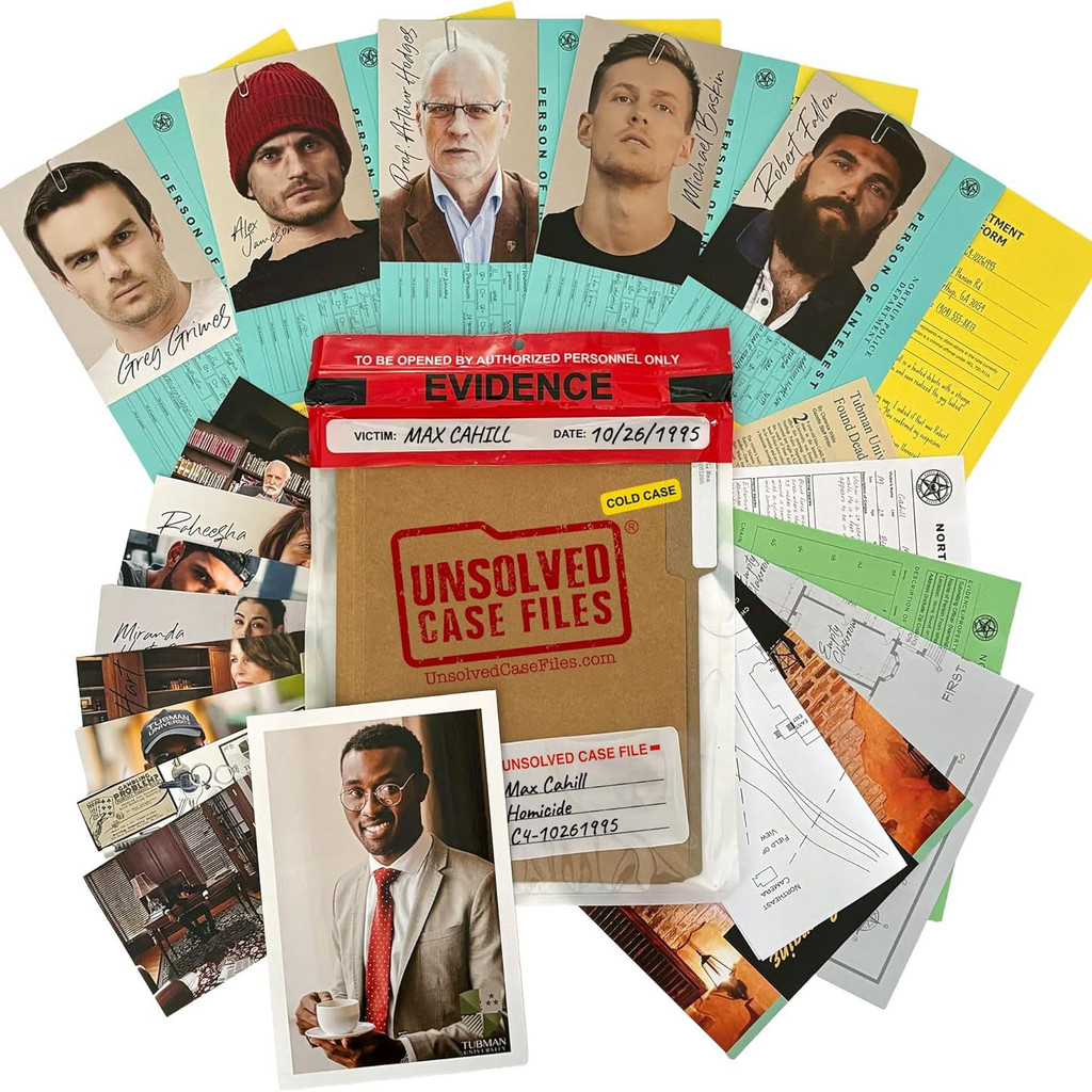 Unsolved Case File Cahill, Max Cold Case Murder Puzzle Game- Can You Solve Crime?4.6