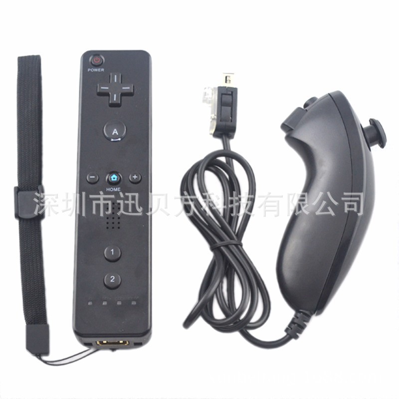 Wii Gamepad Wii Straight Handle Wii ไร้สายบลูทูธตรง Handle Wii ซ้ายขวาจับ Wii Controller