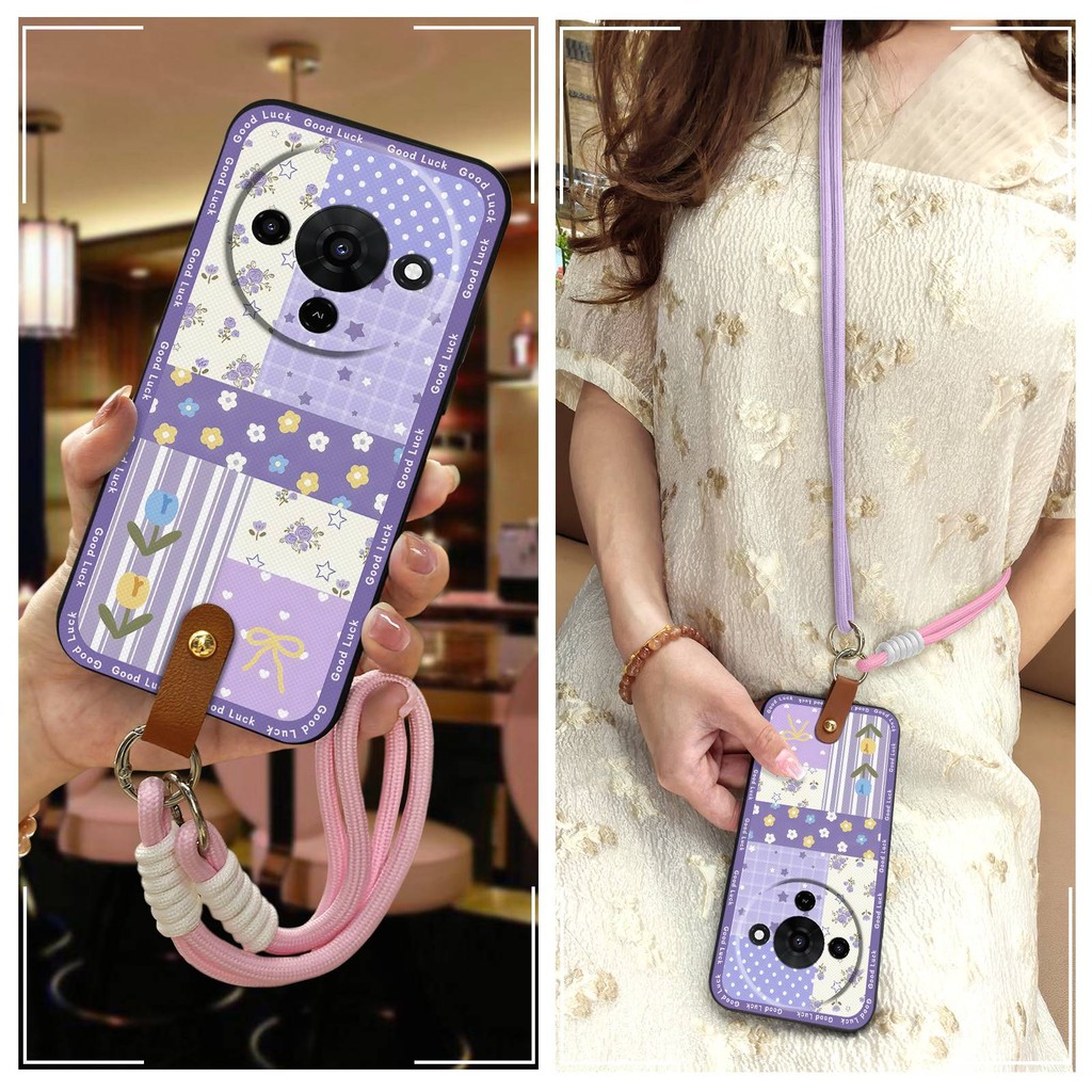 Anti-knock การ์ตูนเคสโทรศัพท์สําหรับ ZTE Blade A76 5G ออกแบบแฟชั่นป้องกันสร้อยคอกันน้ํา Soft Case Di