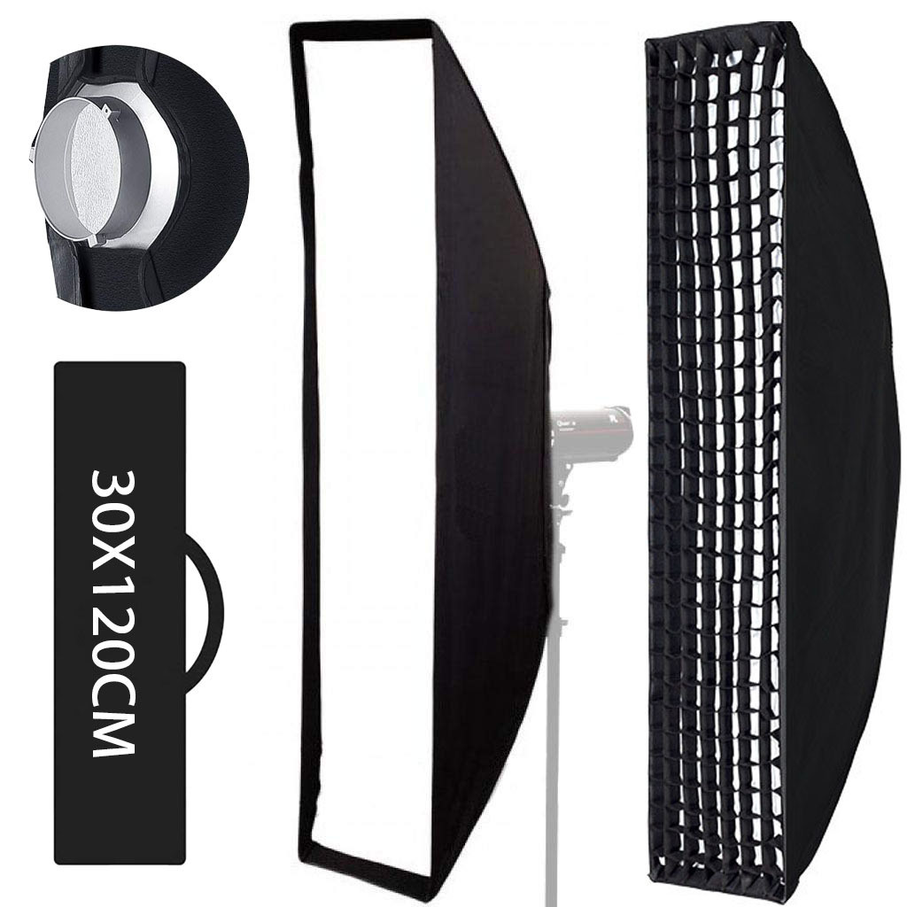 Baorong All-Metal Softbox 30X120 Long Strip Softbox Diffuser Studio Movie Light Flash Box