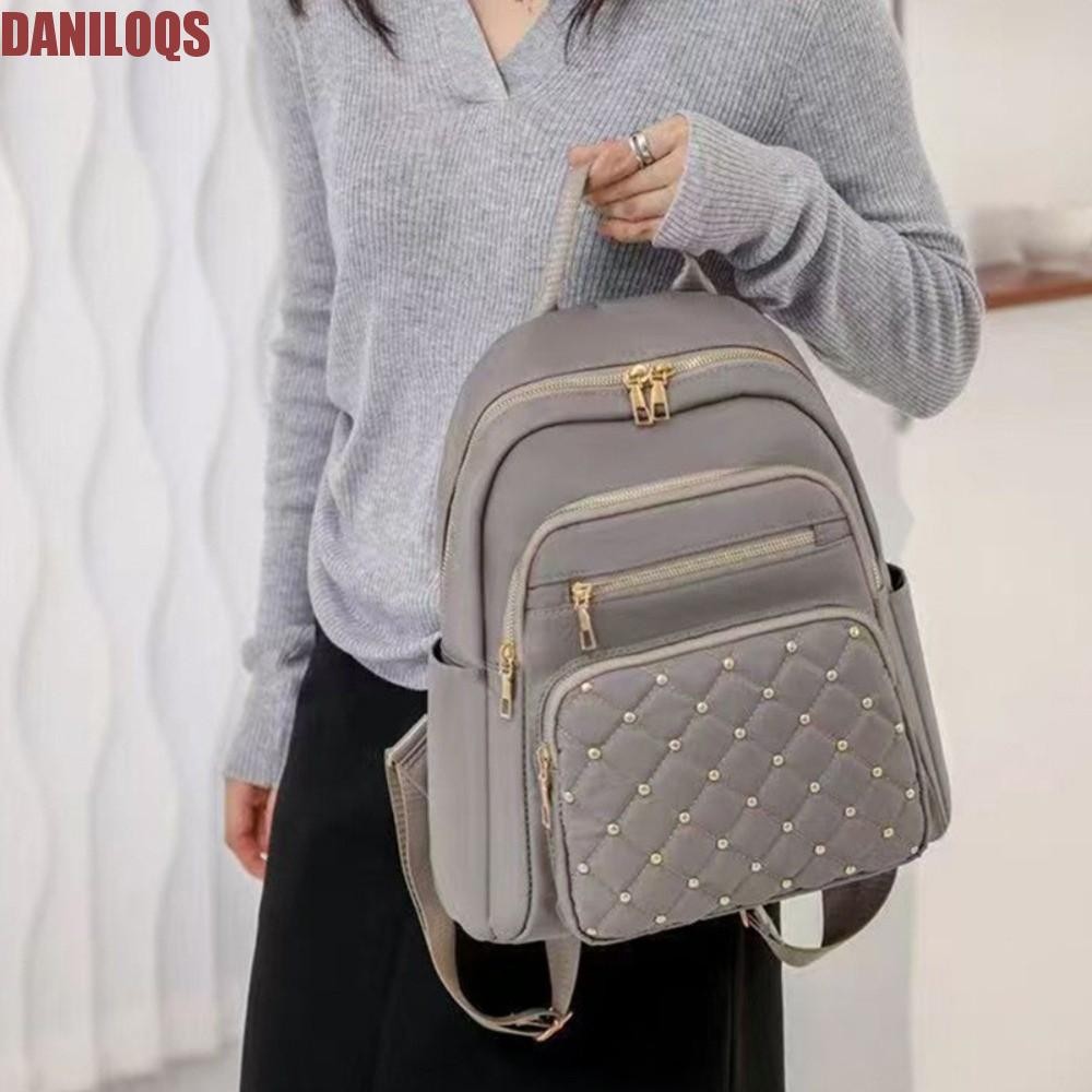 DANILOQS Vintage Backpack, Classic Elegant Women Backpack