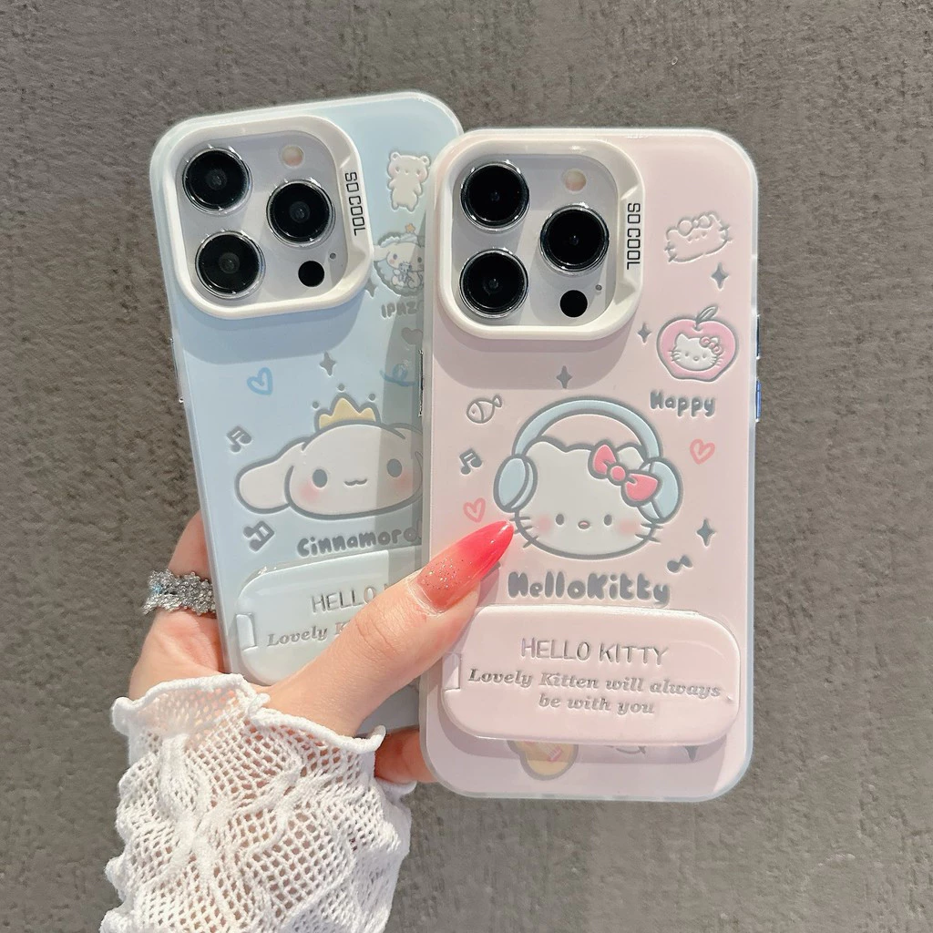 💖Annie💖-เคสไอโฟน เข้ากันได้กับ iPhone 16 17 เคสไอโฟน 17ProMax 15 iPhone 13 11 XS XR 7P ขายึดกระจก-HLMSCY500