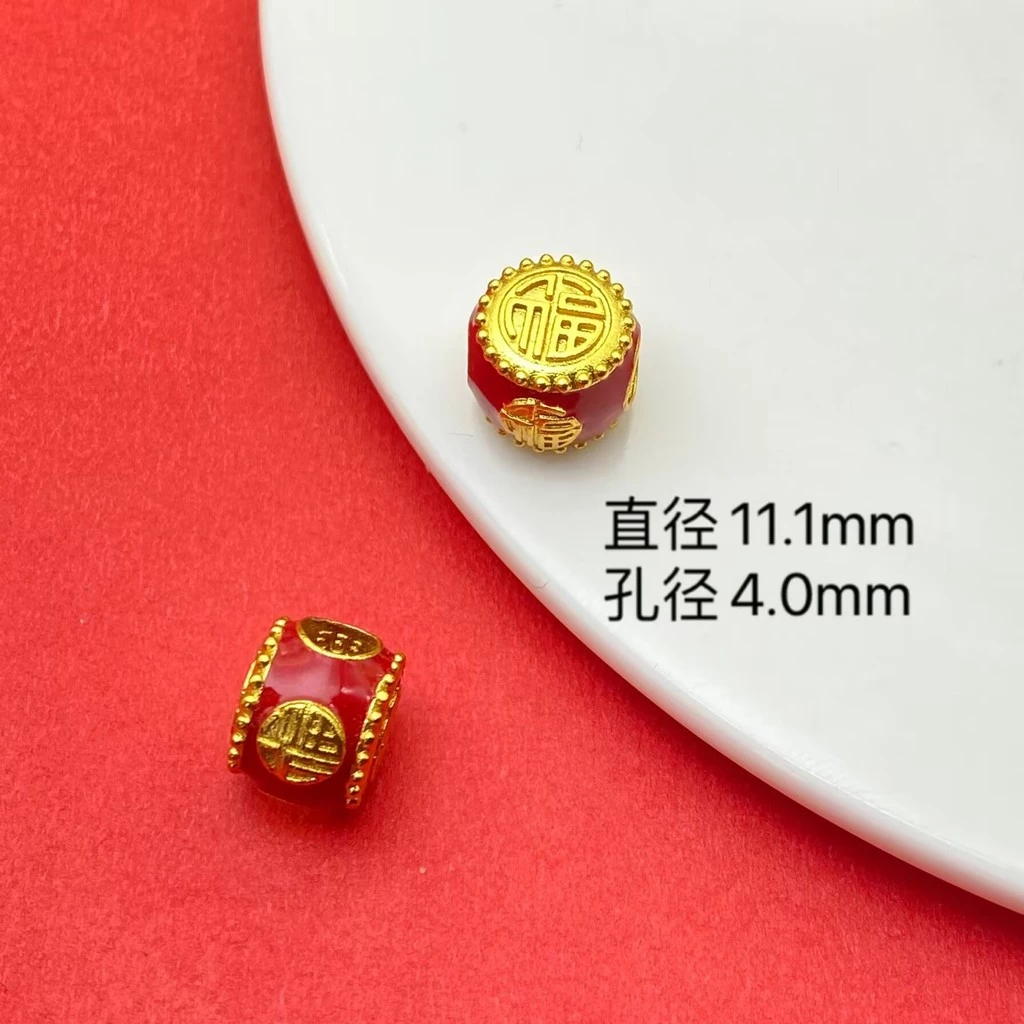 อุปกรณ์เสริมเครื่องประดับ Knot Fortune ตัวอักษรและลูกปัด barrel พร้อม spacer thumbnail 10