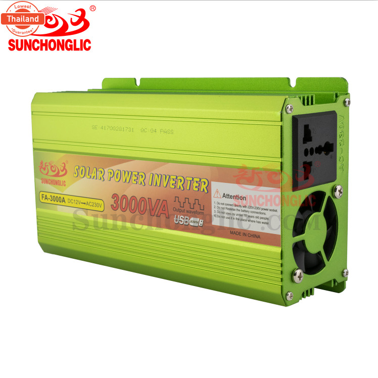 Sunchonglic 12V / 24V 220V 3000va /2000VA/1000VA /500VA /  อินเวอร์เตอร์ Off Gird Solar Power Invert