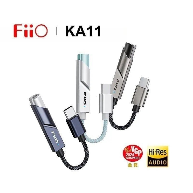 ++FiiO Jade Sound System KA11 USB DAC เครื่องขยายเสียงความละเอียดสูง Type-C Sound Converter 3.5 มิลล