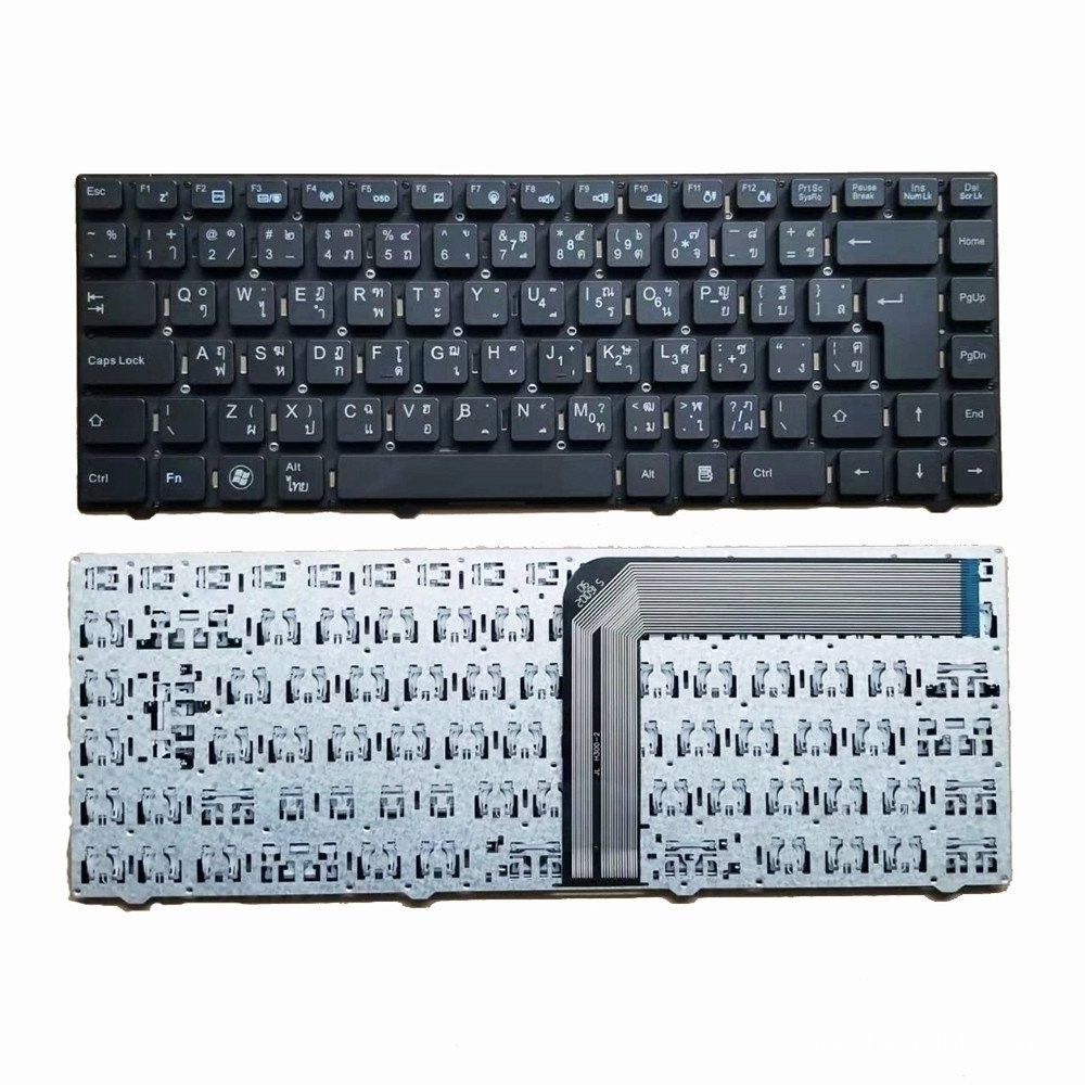 เหมาะสําหรับ Acer ONE 14 1401 Z1401-C2XW z1402 1401 Z1401-C2XW z1402 อินพุตขนาดใหญ่เค้าโครงภาษาไทยคี