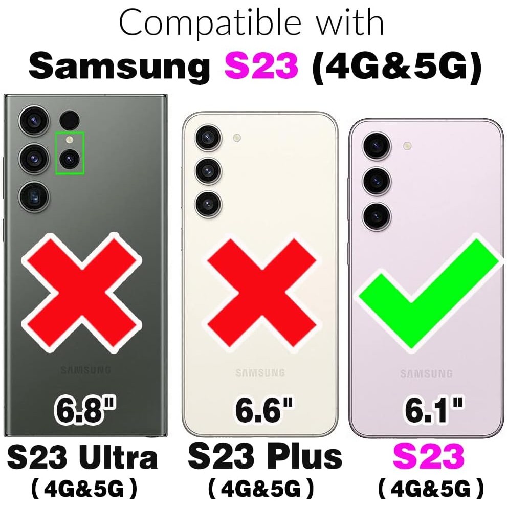 SAMSUNG Asuwishเคสโทรศัพท์สําหรับSamsung Galaxy S23 5Gกระจกนิรภัยป้องกันหน้าจอและอุปกรณ์เสริมโทรศัพท