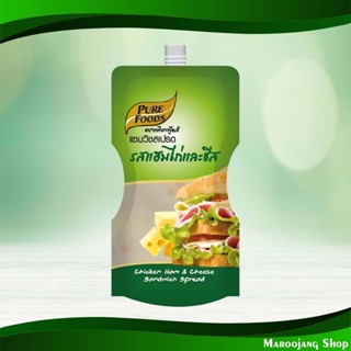 แซนวิชสเปรด รสแฮมไก่+ชีส เพียวฟู้ดส์ 130 กรัม Sandwich Sprea…