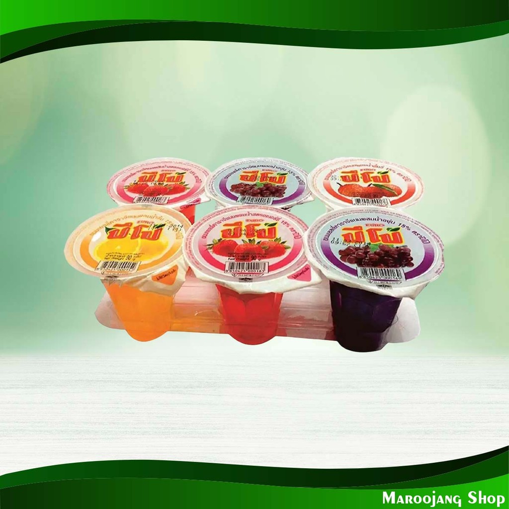 เยลลี่ ปีโป้ 90 กรัม x 6 ถ้วย Jelly Pipo
