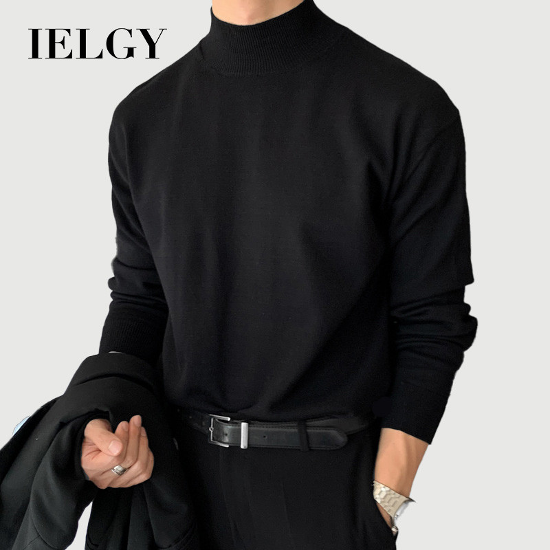 เสื้อด้านในครึ่งคอเต่าแขนยาวสำหรับผู้ชาย