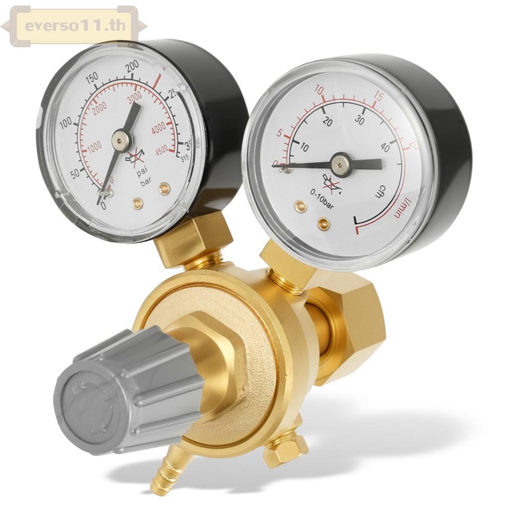 Argon CO2 Regulator Adjustable Mini Argon CO2 Regulator เครื่องวัดความดันสําหรับ Tig และ Mig Welding