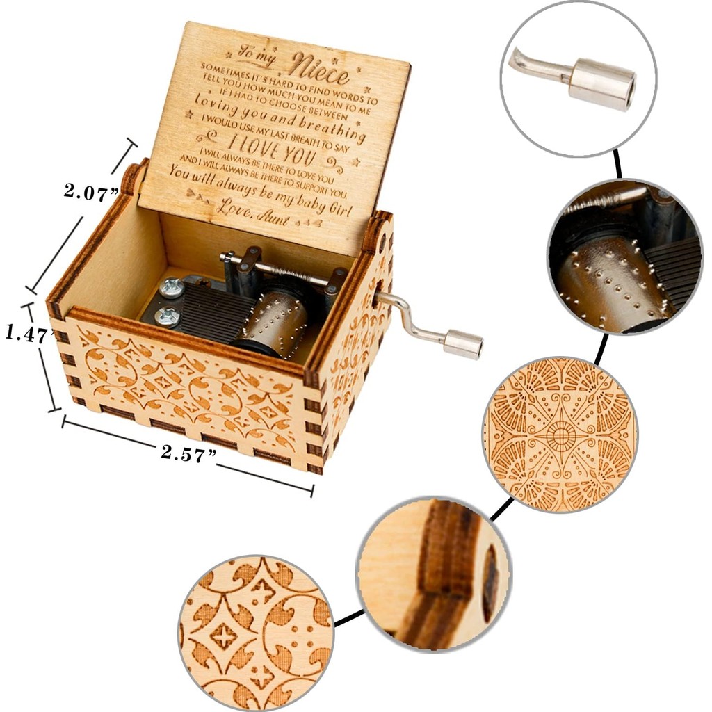 BoomBoomGifts Niece ของขวัญจากป้า,To My Niece Journal จากป้า,Niece Leather Journal ของขวัญจากป้า,Nie