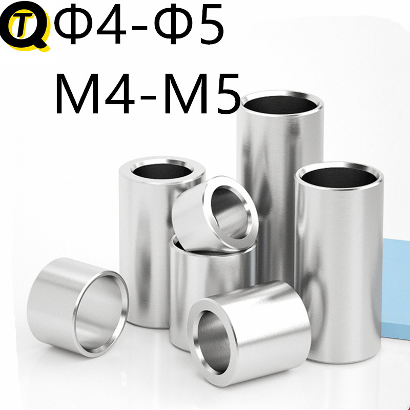 304 สแตนเลส Bushing M4-M5 ขยายแขนทรงกระบอกเหล็กแขนเกลียวสกรู Hollow Bushing Φ4-Φ5 ราคา ถูกที่สุด ดีลบีเคเค