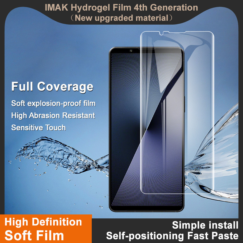 Imak สําหรับ Sony Xperia 1 VII Mark 7 Full Cover Screen Protector Soft Clear Front Hydrogel Film
