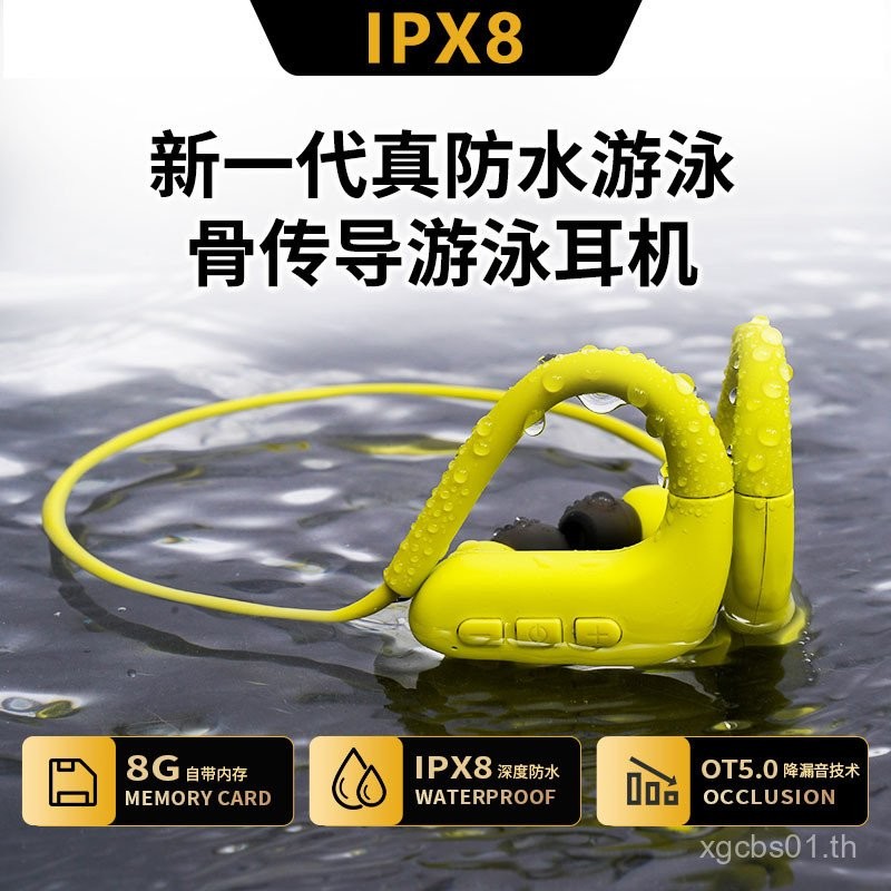 การค้าต่างประเทศกันน้ําว่ายน้ําการนํากระดูกชุดหูฟังบลูทูธไร้สายในหูกีฬาวิ่งมาพร้อมกับหน่วยความจํา8ก 