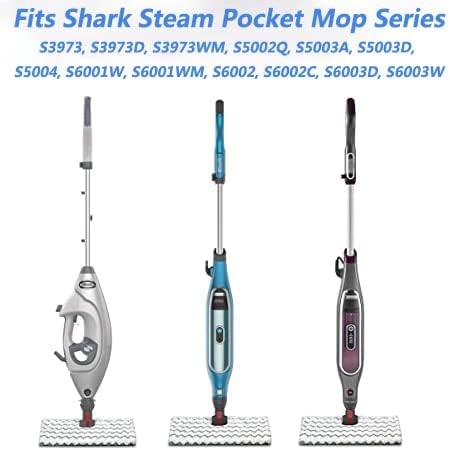 4 แพ็ค Steam Mop Pads สําหรับ Shark Lift-Away Pro Genius S3973, S3973D, S3973WM, S5002Q, S5003A, S50