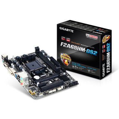 เสร็จใหม่ Gigabyte/Gigabyte F2A68HM-DS2 A88XM-DS2 เมนบอร์ด FM2+SATA3