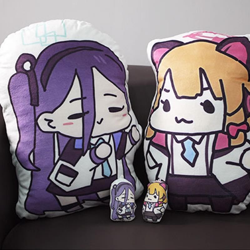 Blue Archive อุปกรณ์ต่อพ่วงเกมตุ๊กตาตุ๊กตา Plushie ตุ๊กตาของเล่นจี้บทคัดย่อและตลก